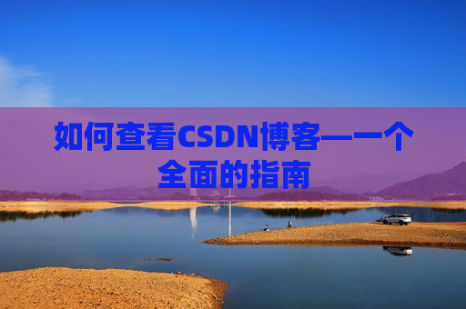 如何查看CSDN博客—一个全面的指南
